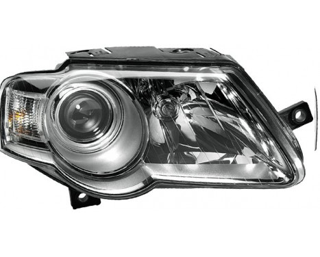 Headlight right 1EL 247 014-021 Hella