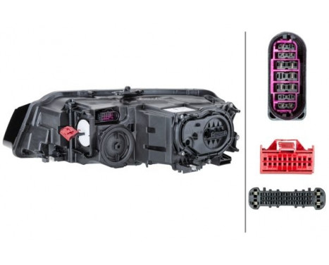 Headlight right 1EX 011 496-521 Hella, Image 2