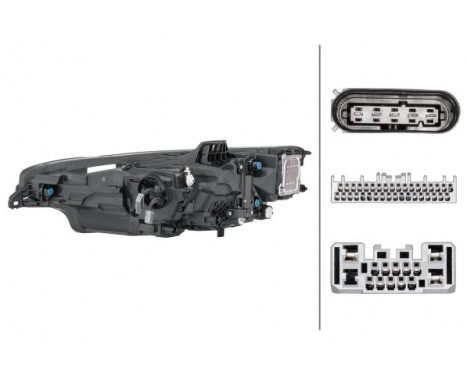 Headlight right 1EX 013 501-921 Hella, Image 2