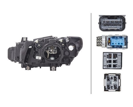 Headlight right 1ZS 354 983-221 Hella, Image 2