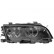 Headlight right BLACK H7 + H7 up to '02 0647966 Van Wezel