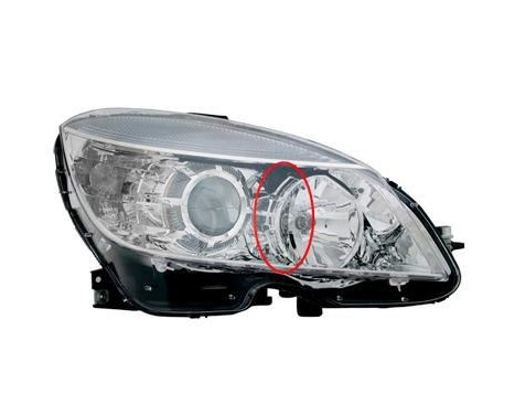 Headlight right from '07 H7+H7 3091964 Van Wezel, Image 2