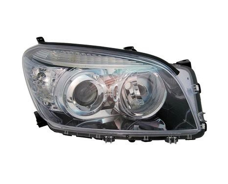 Headlight right H11+HB3 +Reglinks Elinks BLACK 5470964 Van Wezel