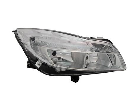 Headlight right H7+H1 including actuator 3850962 Van Wezel