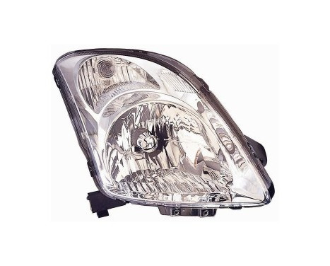 Headlight right with flashing light H4 + electric 5222962 Van Wezel