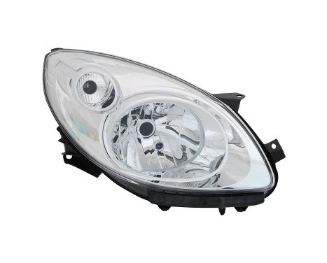 Headlight right with flashing light H4 including STELMOTOR Chrome 4371964 Van Wezel