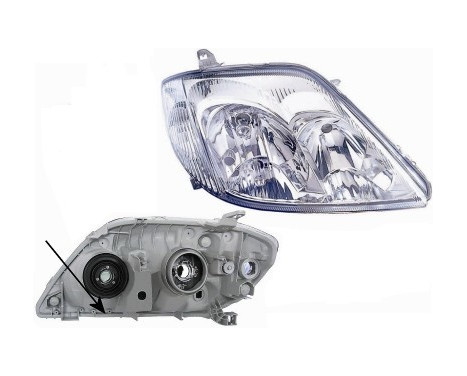 Headlight right with indicator 4-door/STATION HB3+H7 5395962 Van Wezel, Image 3