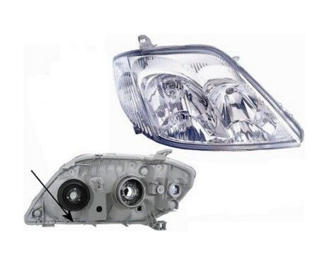 Headlight right with indicator 4-door/STATION HB3+H7 5395962 Van Wezel, Image 4