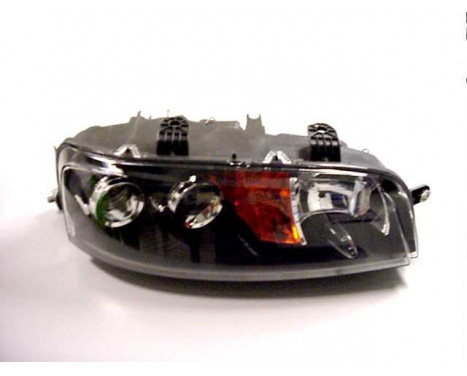 Headlight right with indicator from 7'/01 2 X H1 + H3 1620968 Van Wezel