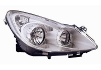 Headlight right with indicator H7+H1 3750962 Van Wezel