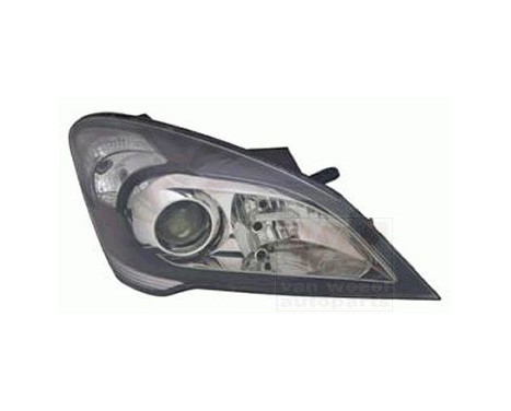 Headlight right with indicator H7+H1 8355962 Van Wezel