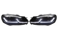 Set 7.5-Look LED Headlights suitable for Volkswagen Golf VI 2008-2012 - Black - incl. DRL