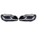 Set 7.5-Look LED Headlights suitable for Volkswagen Golf VI 2008-2012 - Black - incl. DRL