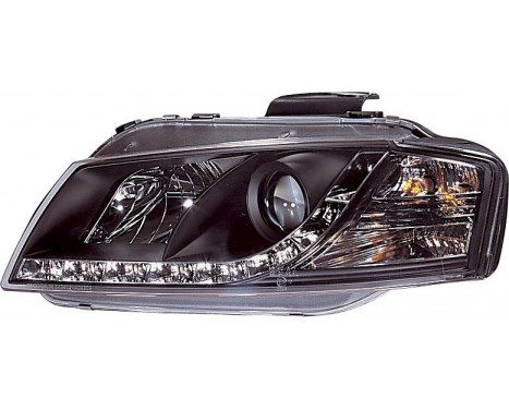 Set headlights suitable for incl. DRL Audi A3 8P 2003-2008 - Black, Image 2