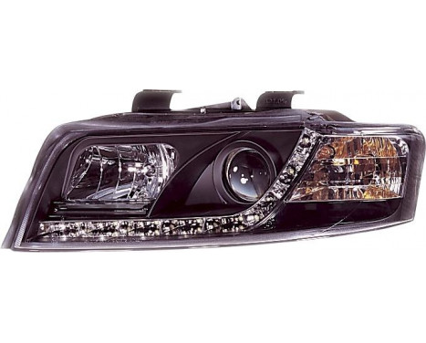 Set headlights suitable for incl. DRL Audi A4 8E/B6 2001-2004 - Black, Image 2