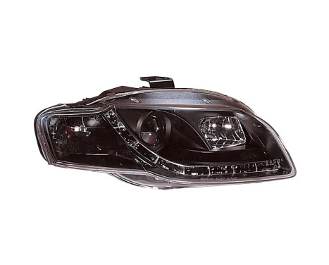 Set headlights suitable for incl. DRL Audi A4 B7 2005-2008 - Black - incl. Motor, Image 2