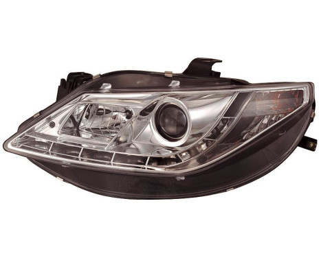 Set headlights suitable for incl. DRL Seat Ibiza 6J 3/5-doors 2008-2012- - Chrome, Image 2