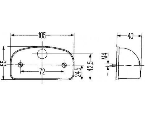 Licence Plate Light 2KA 001 386-231 Hella