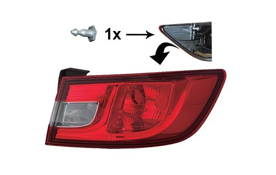 Combination Rearlight 4373932 Van Wezel