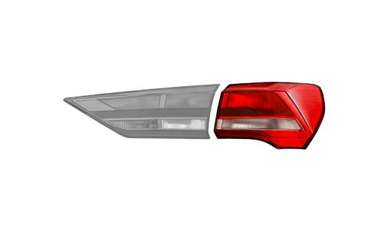 Combination Tail Light 0372922U Van Wezel