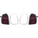 Taillight set HD Tuning 1208196 Diederichs