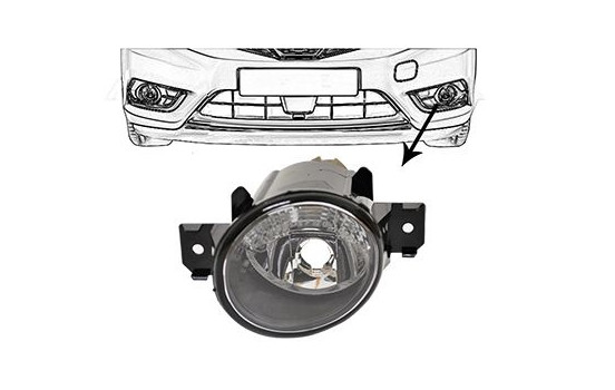 Fog Light 3341997 Van Wezel