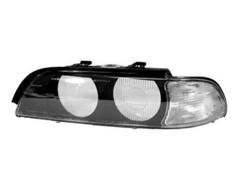 Headlight glass left 0639979 Van Wezel