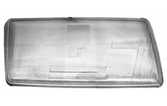 Headlight glass left 20-5084-LA-1 TYC