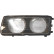 Headlight glass right 9ES 143 410-001 Hella