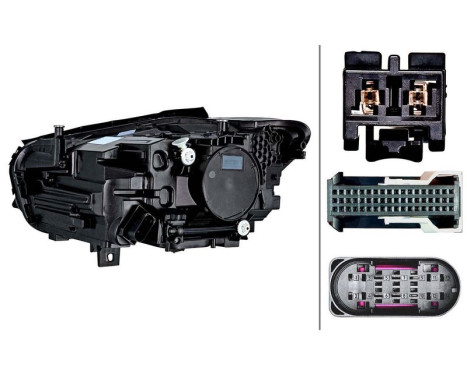 Headlight 1EX 015 558-321 Hella