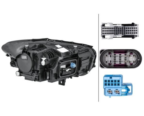 Headlight 1LX 014 993-671 Hella, Image 2