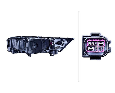 Headlight 1LX 354 881-031 Hella, Image 2