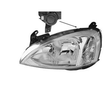 Headlight left 088342 Valeo