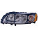 Headlight left from 5/'04 H7+H9 including actuator 5920963 Van Wezel