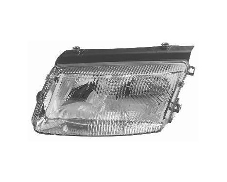 Headlight left H1 + H7 5836961 Van Wezel