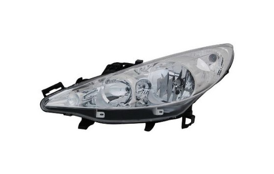 Headlight left H7+H1 4029961 Van Wezel