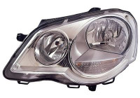 Headlight left H7+H1 5828961 Van Wezel