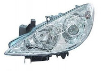 Headlight left H7+H1 including actuator from 2005- 4041961 Van Wezel