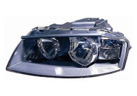 Headlight left H7+H7 including actuator 0332961 Van Wezel