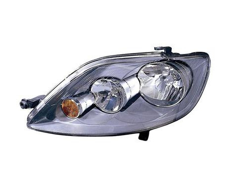 Headlight left H7+H7 including actuator 5895961 Van Wezel