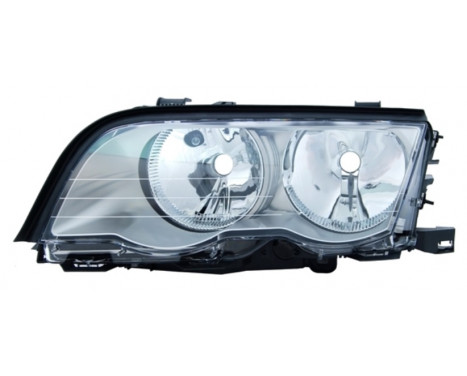 Headlight left SILVER until 8/'02 including actuator 0646961 Van Wezel