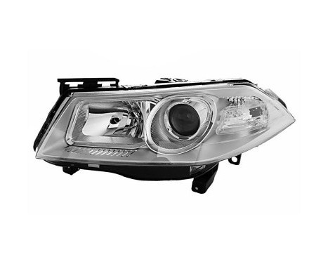 Headlight left with flashing light from 3/'06 H1+H7 including MOTOR 4375963 Van Wezel