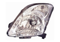 Headlight left with flashing light H4 + electric 5222961 Van Wezel