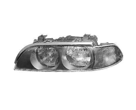 Headlight left with flashing light Until -9/00 ORANGE H7+HB3 0639961 Van Wezel, Image 2