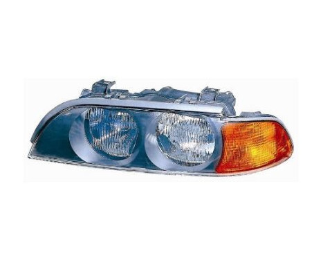 Headlight left with flashing light Until -9/00 ORANGE H7+HB3 0639961 Van Wezel, Image 3