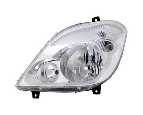 Headlight left with FOG LIGHT HOLE 3xH7 including MOTOR 3077963 Van Wezel