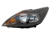 Headlight left with indicator BLACK/BLACK H1+H7 +Mot.Elinks 1866965 Van Wezel