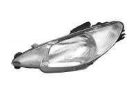 Headlight left with indicator H4 4028961 Van Wezel