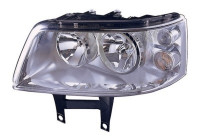 Headlight left with indicator H7+H1 including MOTOR 5896963 Van Wezel