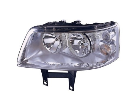 Headlight left with indicator H7+H1 including MOTOR 5896963 Van Wezel